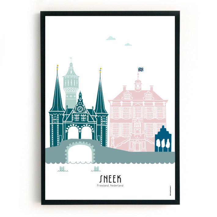 Poster Sneek in color - A3