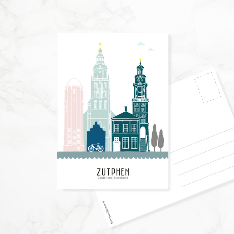 Map Zutphen - color