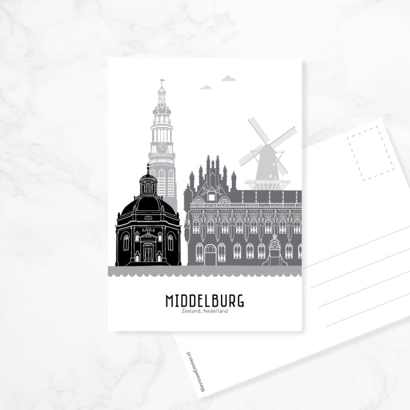 Map of Middelburg