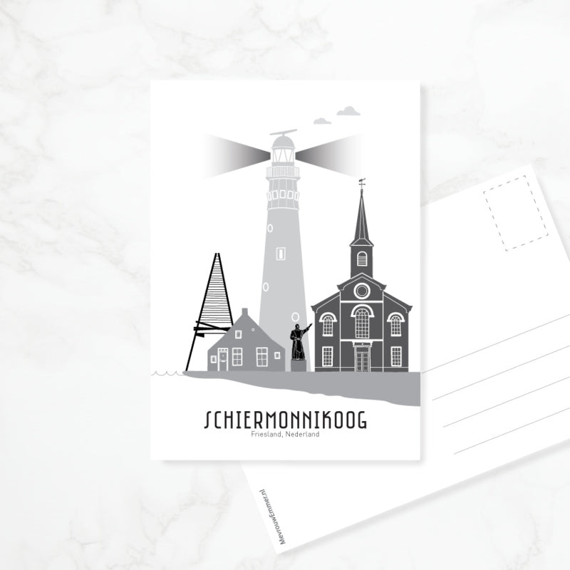Map of Schiermonnikoog