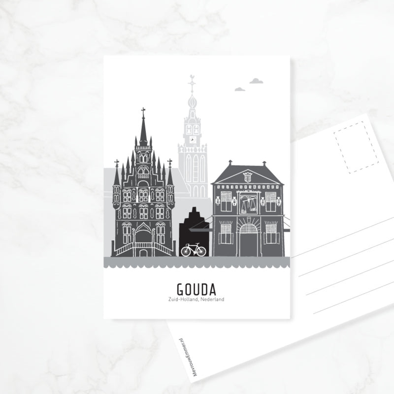 Map of Gouda
