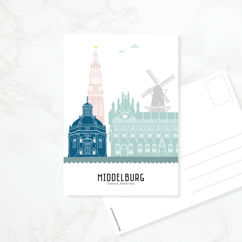 Map Middelburg - color