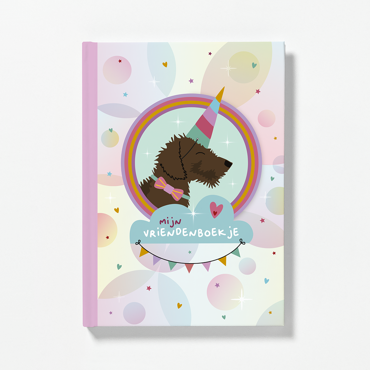 Vriendenboekje-teckel-unicorn-meisje