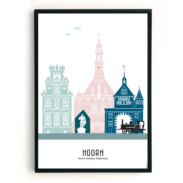 Poster Horn in color - A4