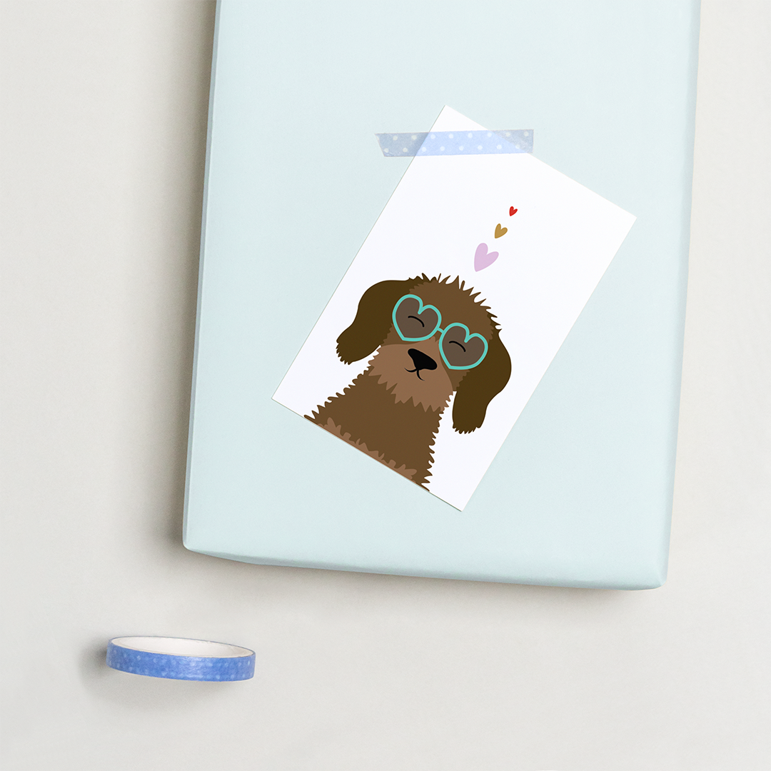 cadeaukaartje-liefde-teckel-zomaar