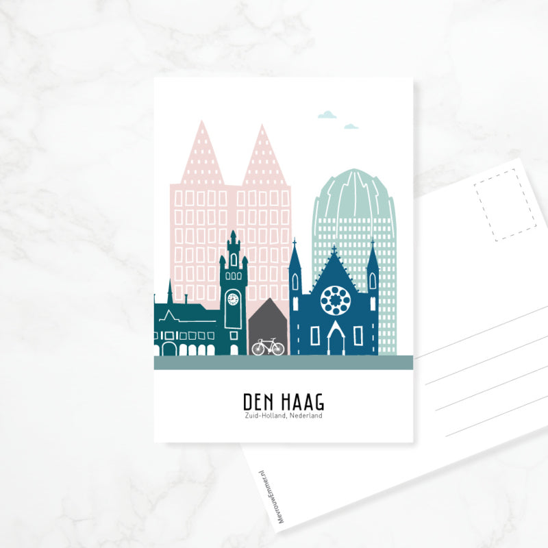 Map of The Hague - color