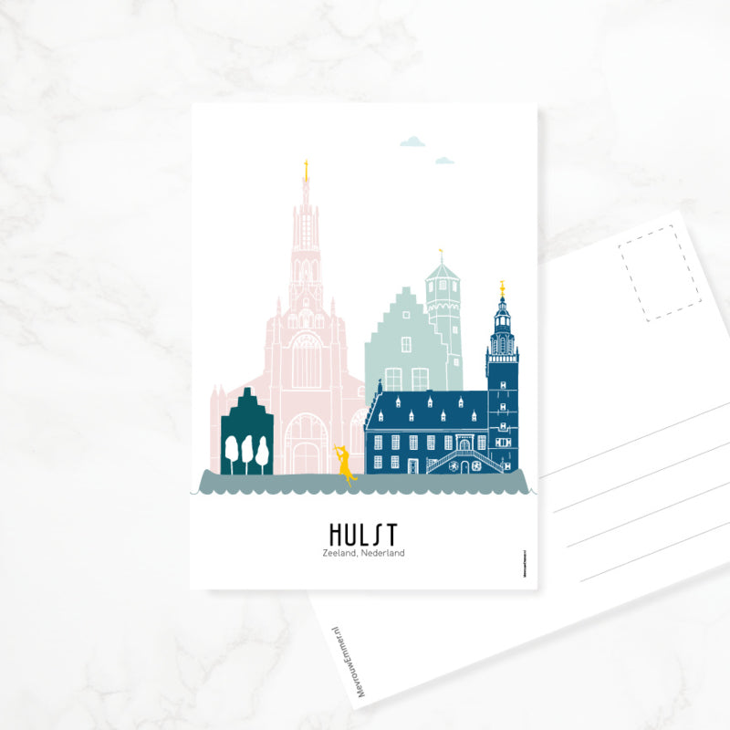 Card Holly - color