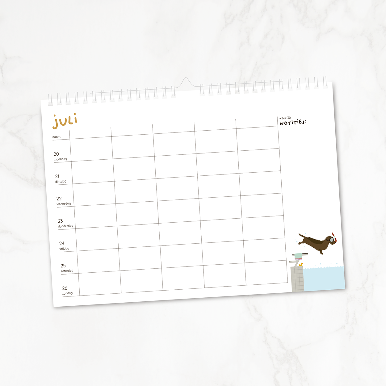 familieplanner-2026-gezin-A4-teckel