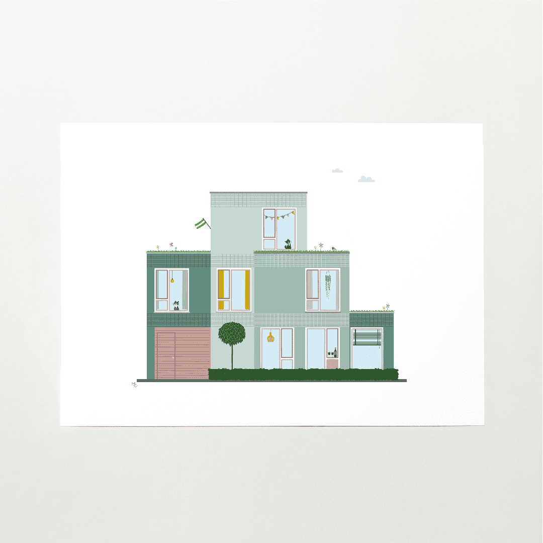 huisportret-rotterdam-tekening-huis