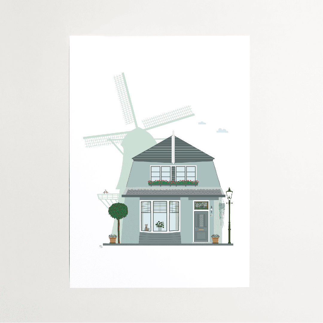 huisportret-zaandam-molen