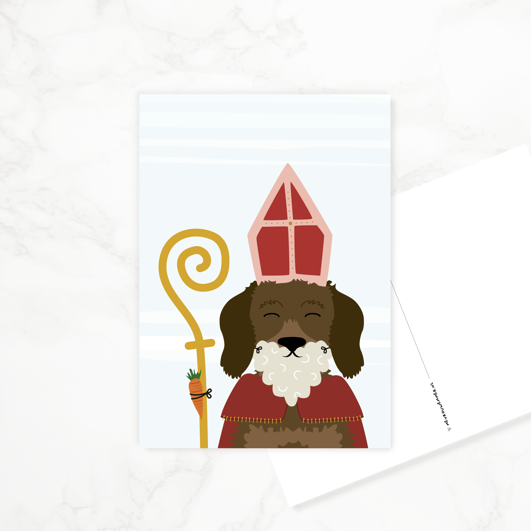kaartje-sinterklaas-teckel-sint-piet