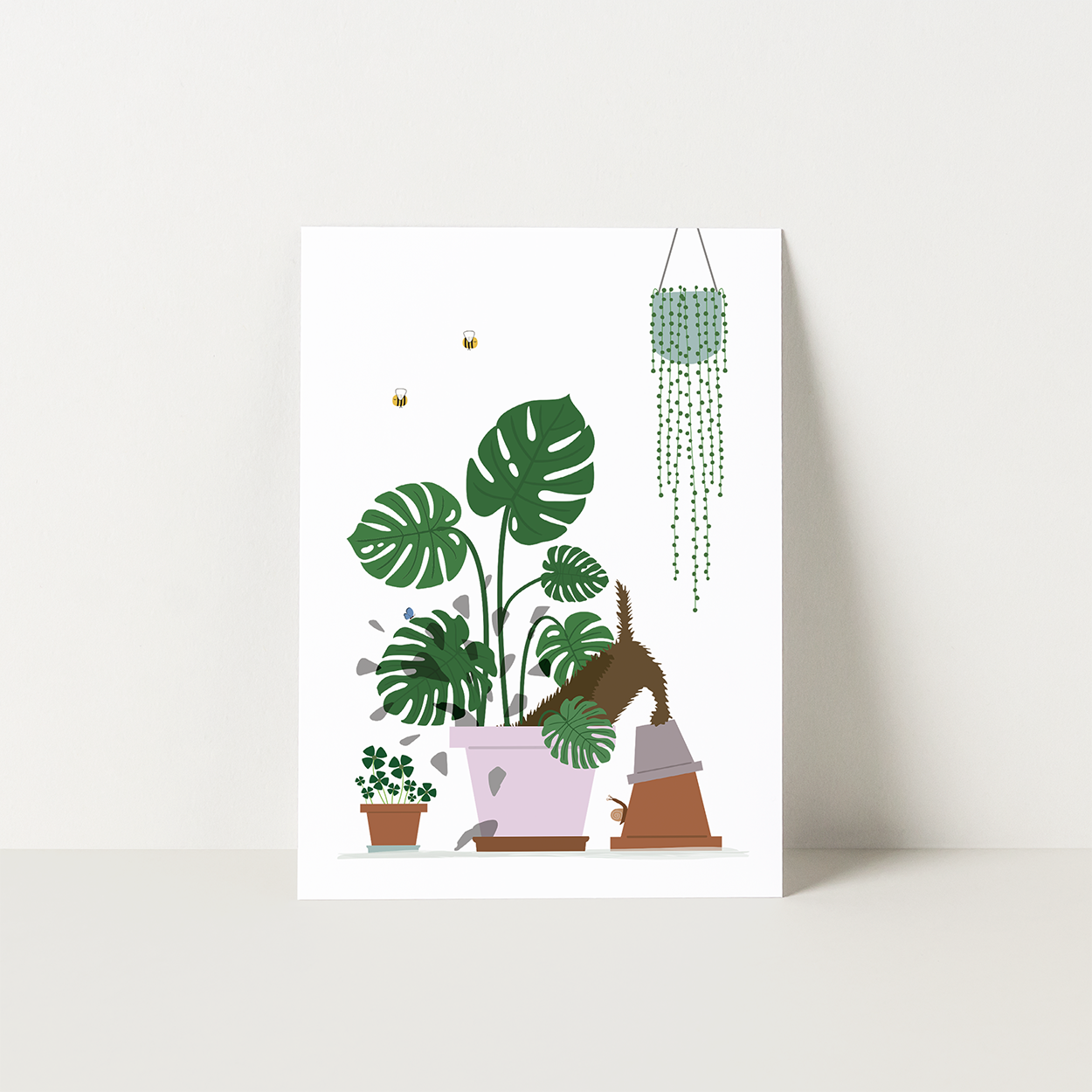 kaartje-sorry-teckel-zomaar-monstera-plant