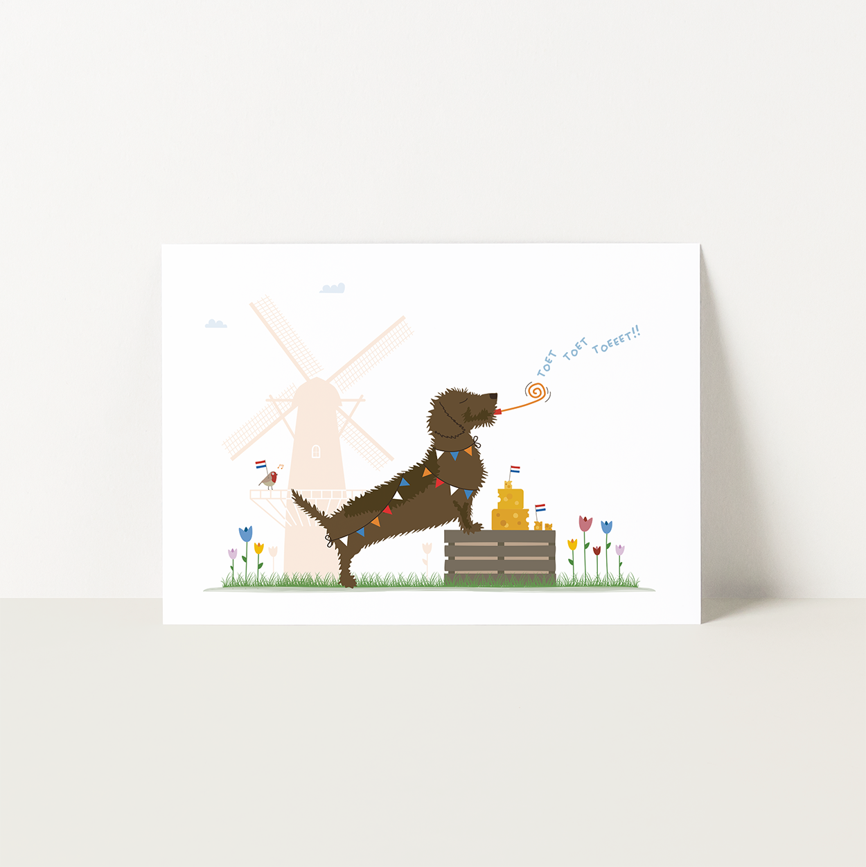 kaartje-verjaardag-holland-tulpen-kaas-molen