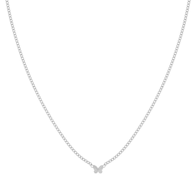 ketting-zilver-vlinder-korting-uitverkoop