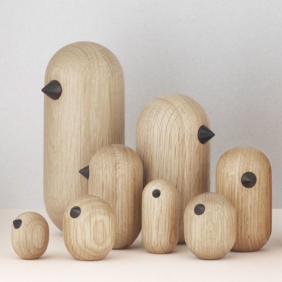 Little Bird - eiken - 13 cm - Normann Copenhagen