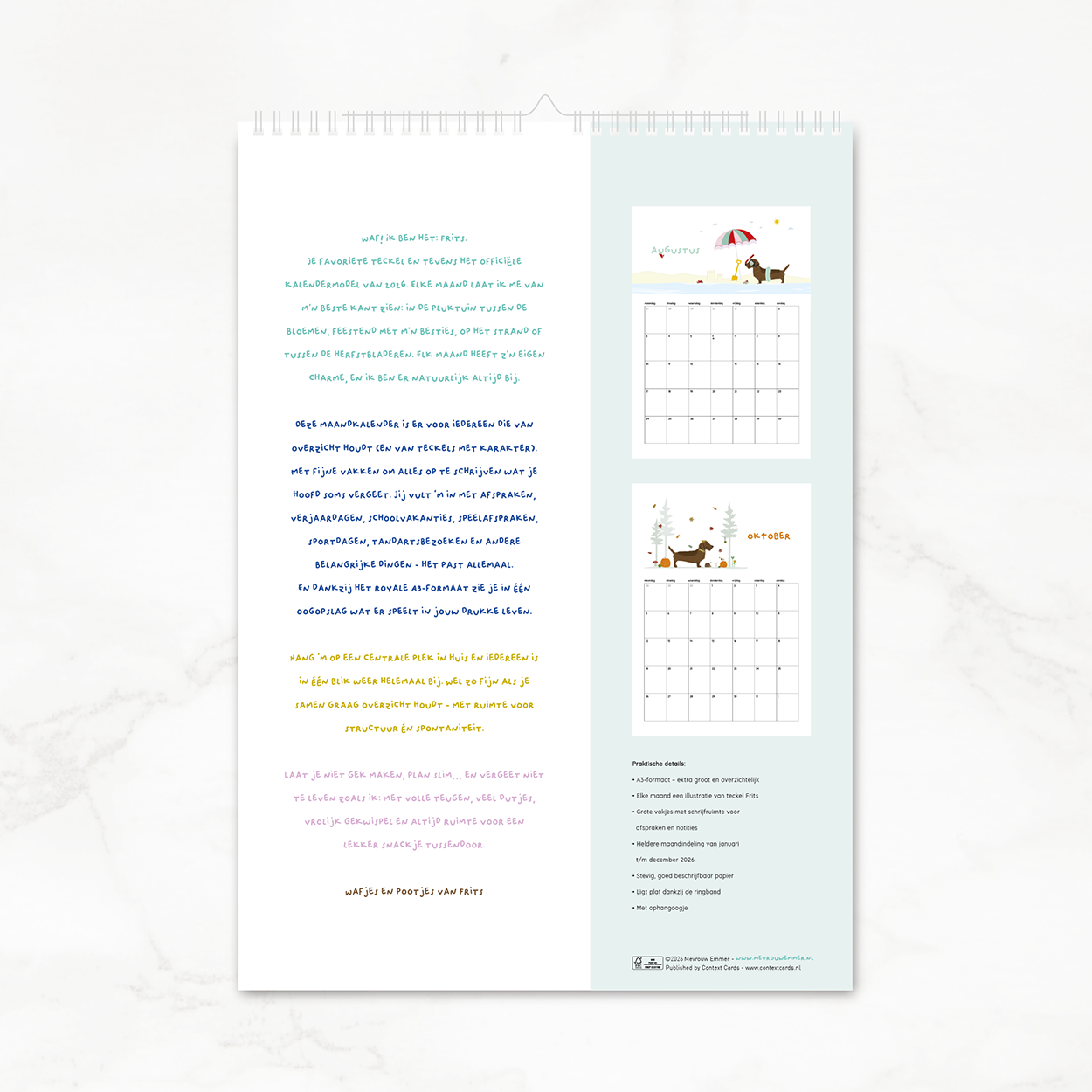 maandplanner-2026-A3-teckel-kalender