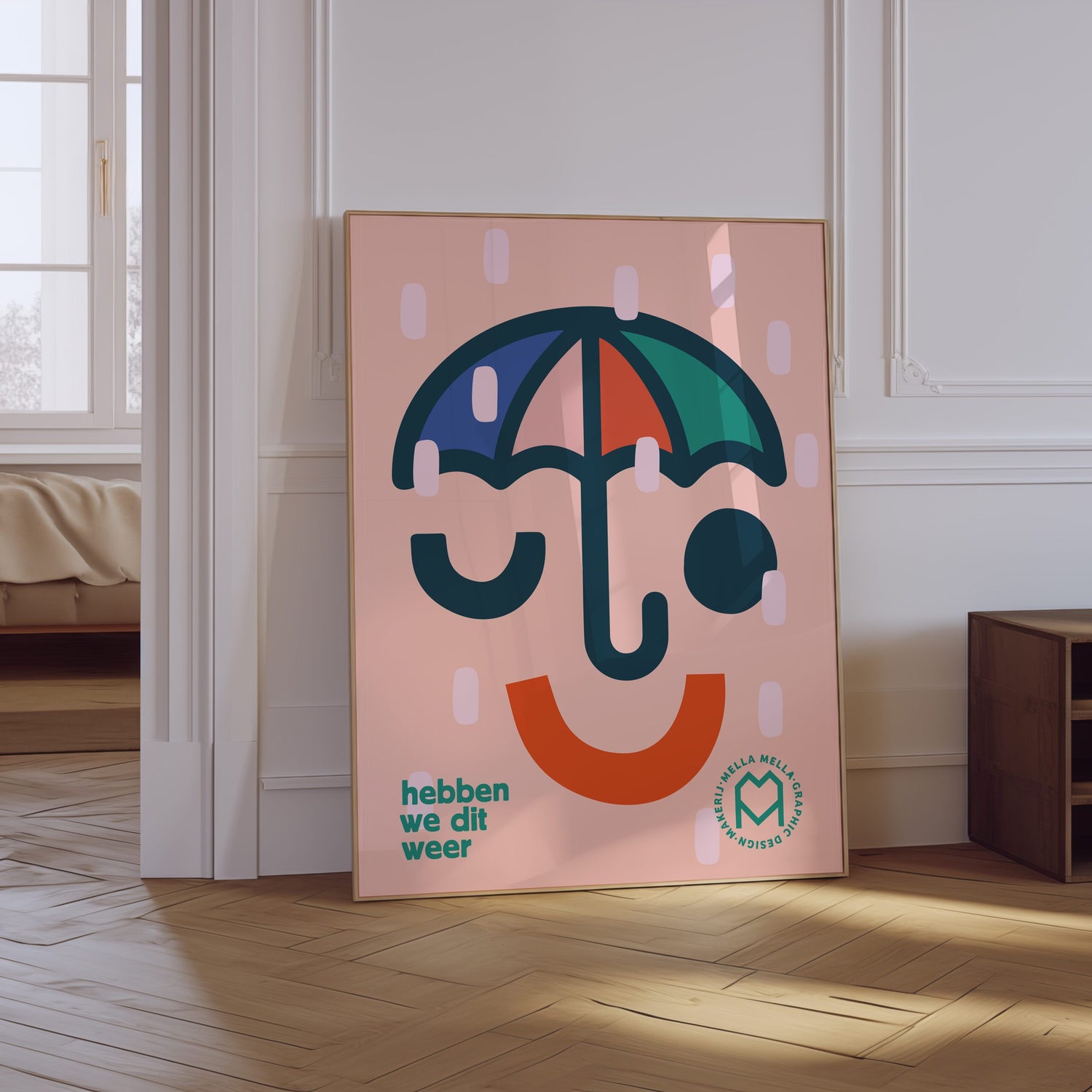 Poster Flowers make the man - A3