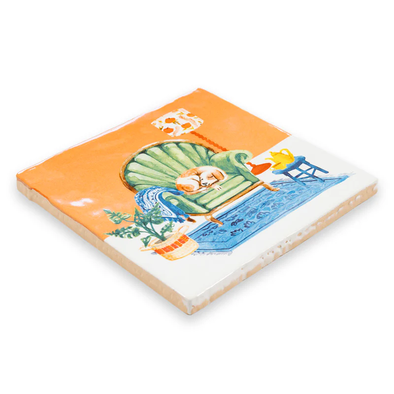 storytiles-tegel-hond-slapen-stoel