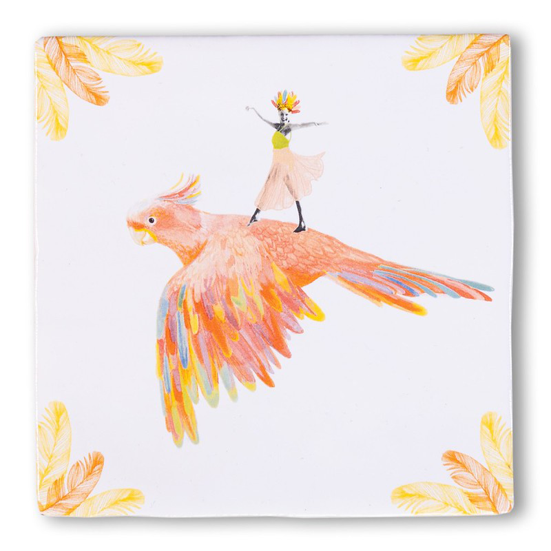 storytiles-tegel-paradijsvogel-roze-vogel