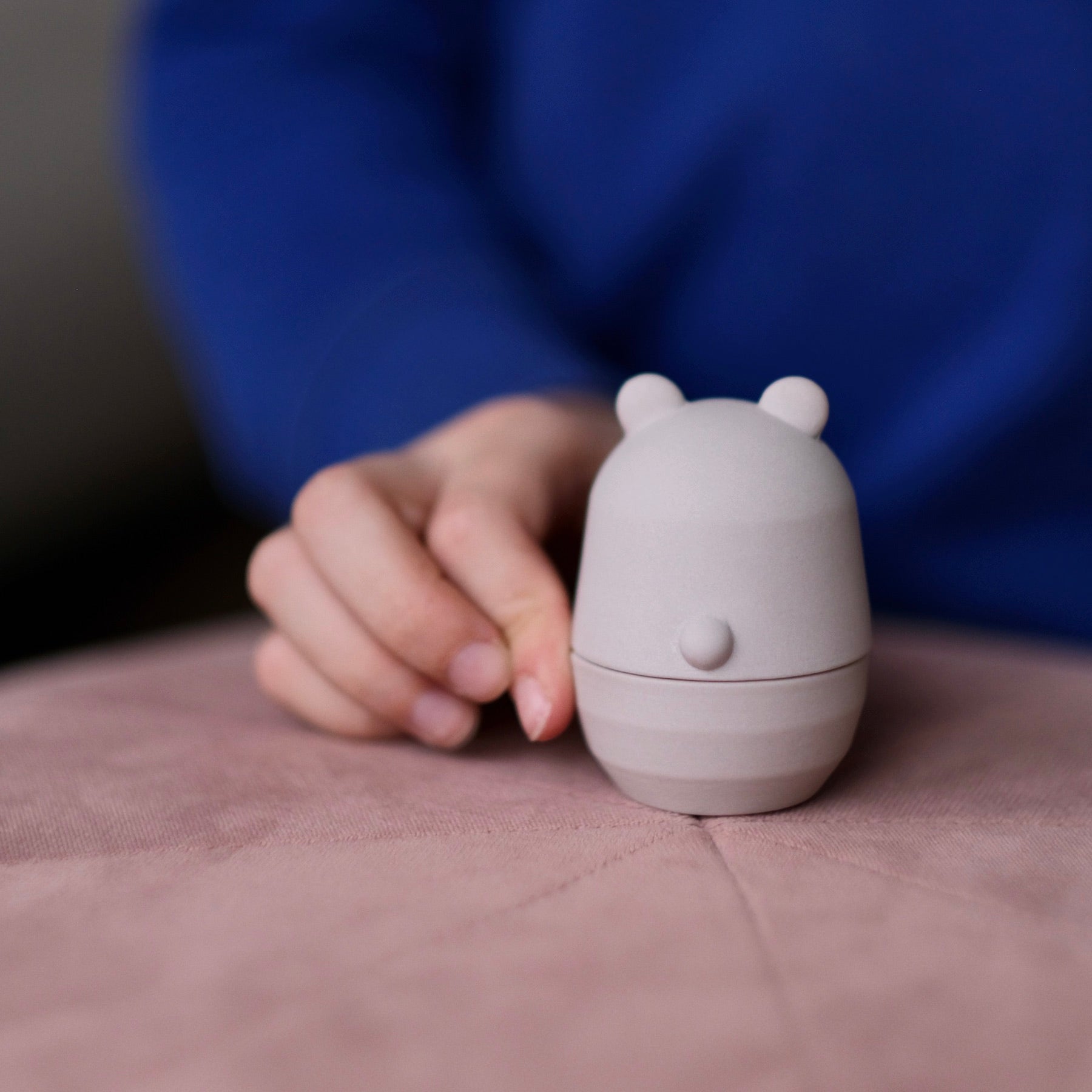 Tooth Box Shape Ceramic - sand