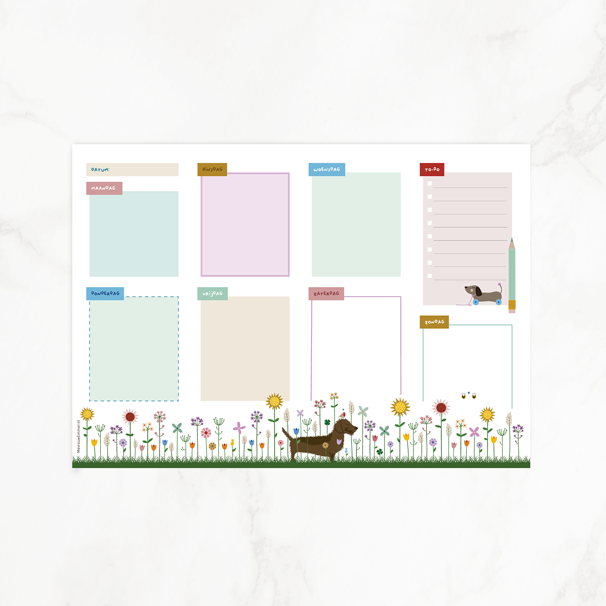 weekplanner-A4-planner-teckel