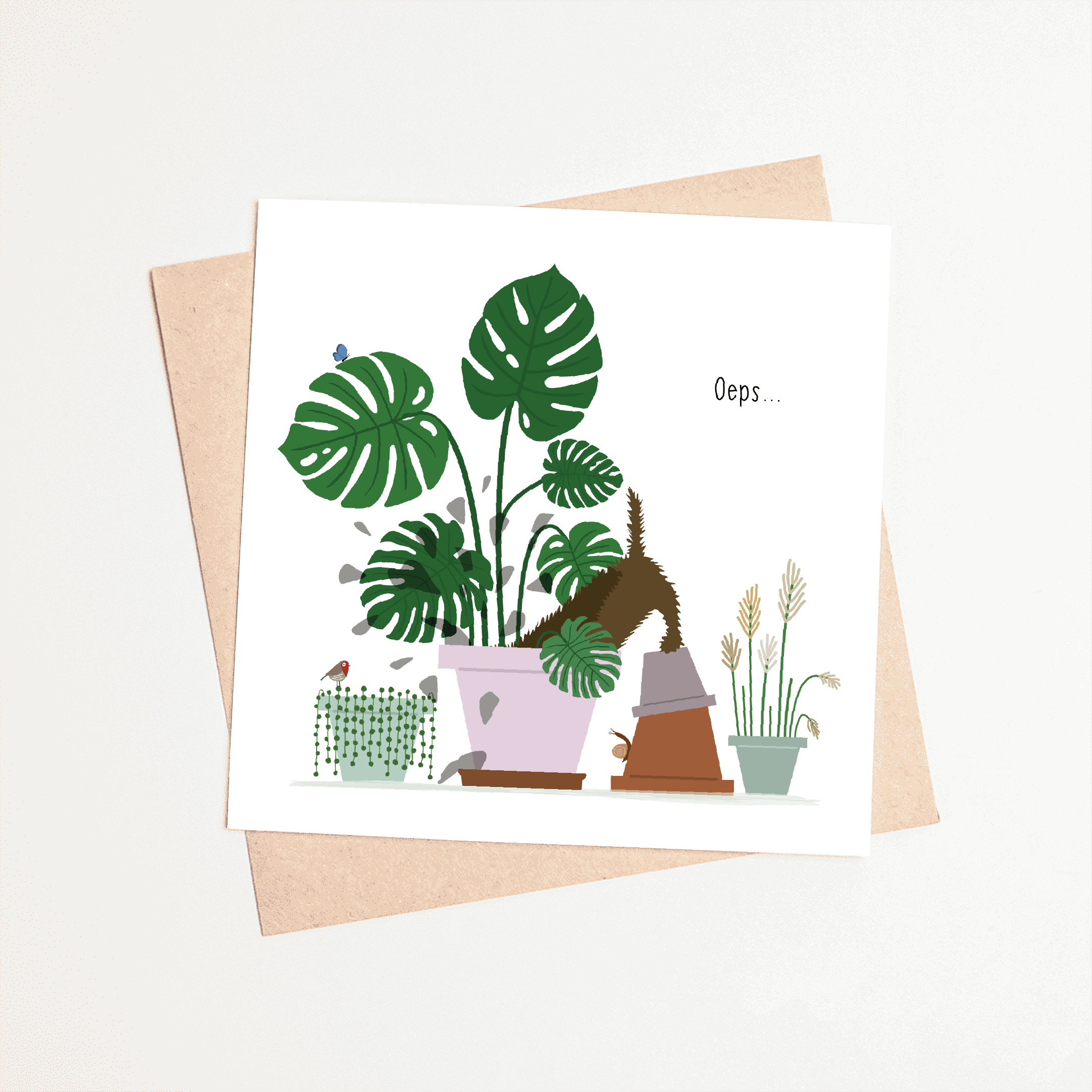 wenskaart-sorry-teckel-oeps-planten