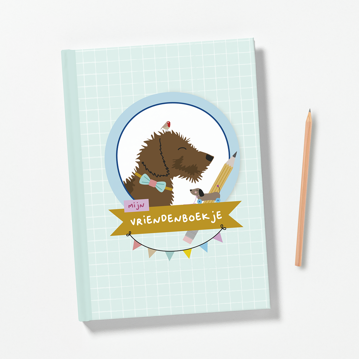 Vriendenboekje-teckel-jongen-meisje-vriendenboek