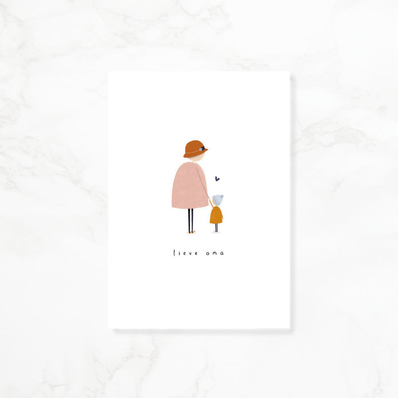 Greeting card Little love - Dear grandma