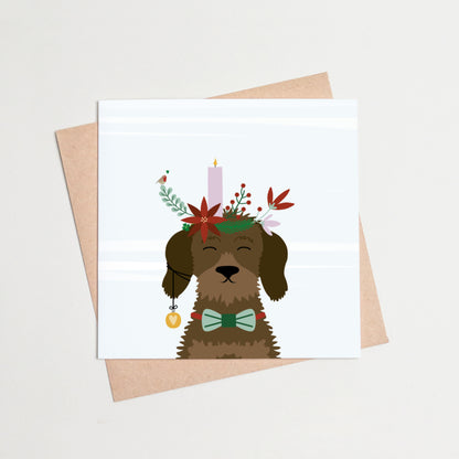 Christmas Greeting Card - Christmas Wreath