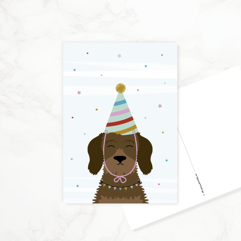 Postcard Dachshund &