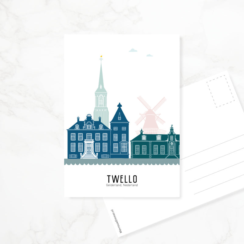 Postcard Twello - color