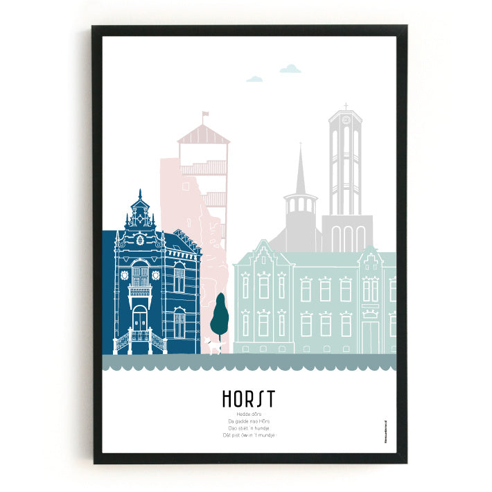 Poster Horst in kleur  - A4 | A3