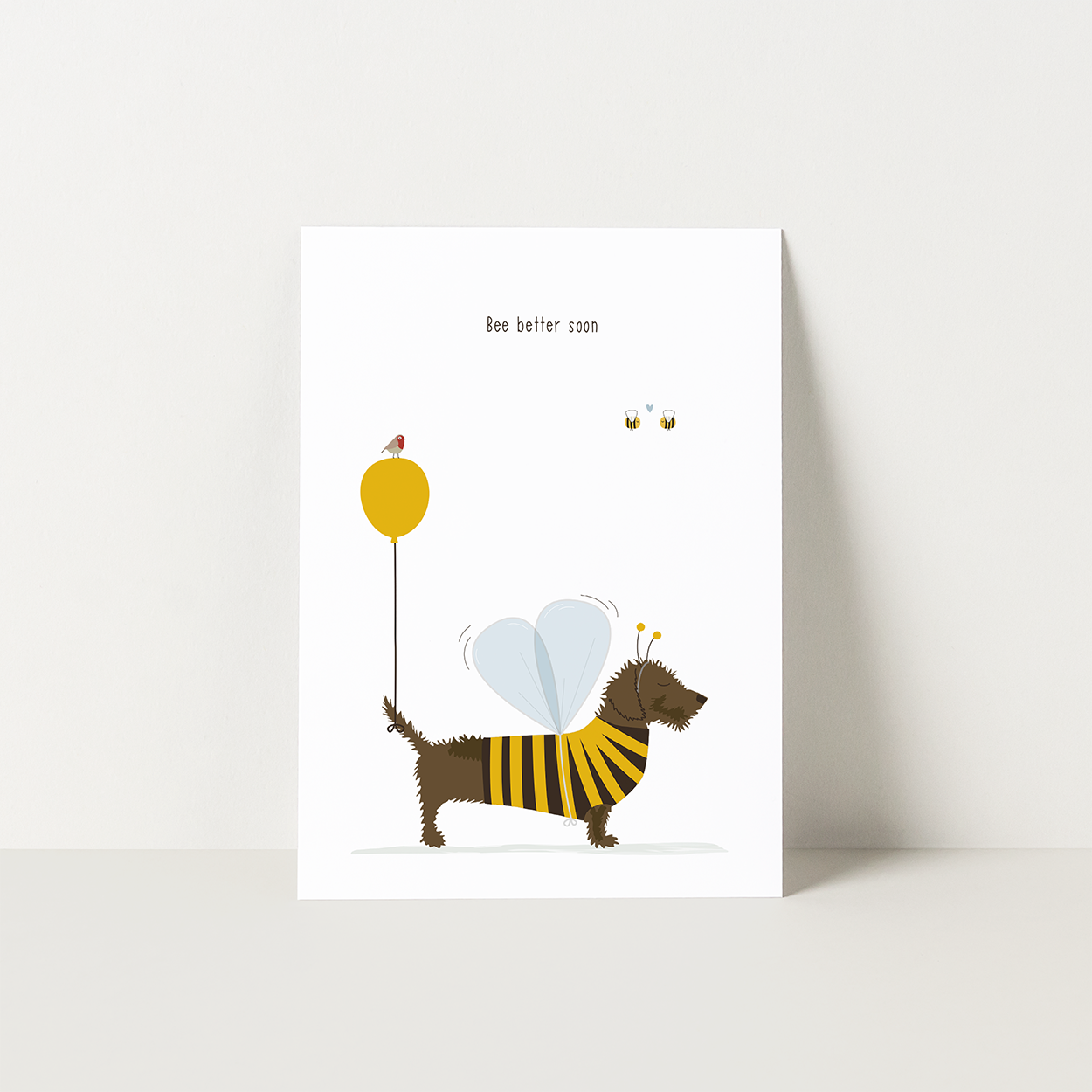 Postcard Dachshund &