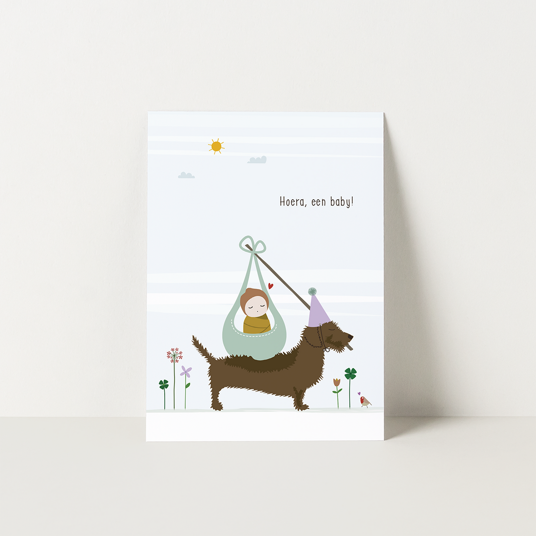 Postcard Dachshund &