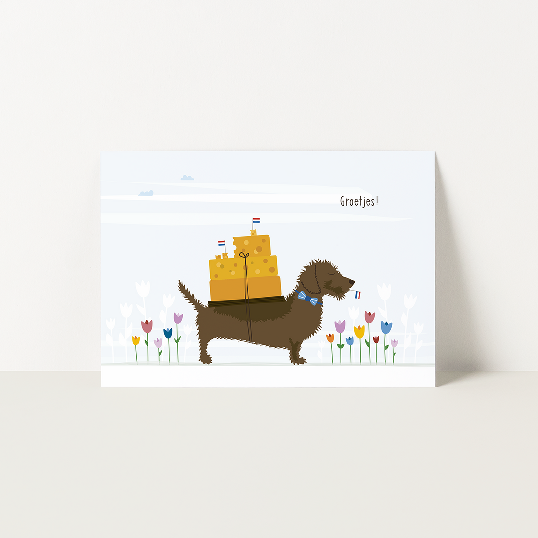 Postcard Dachshund &