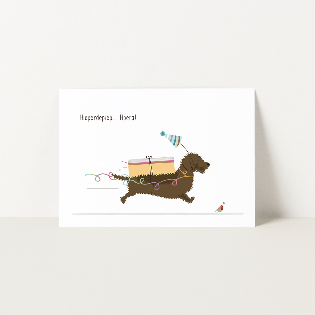 Postcard Dachshund &