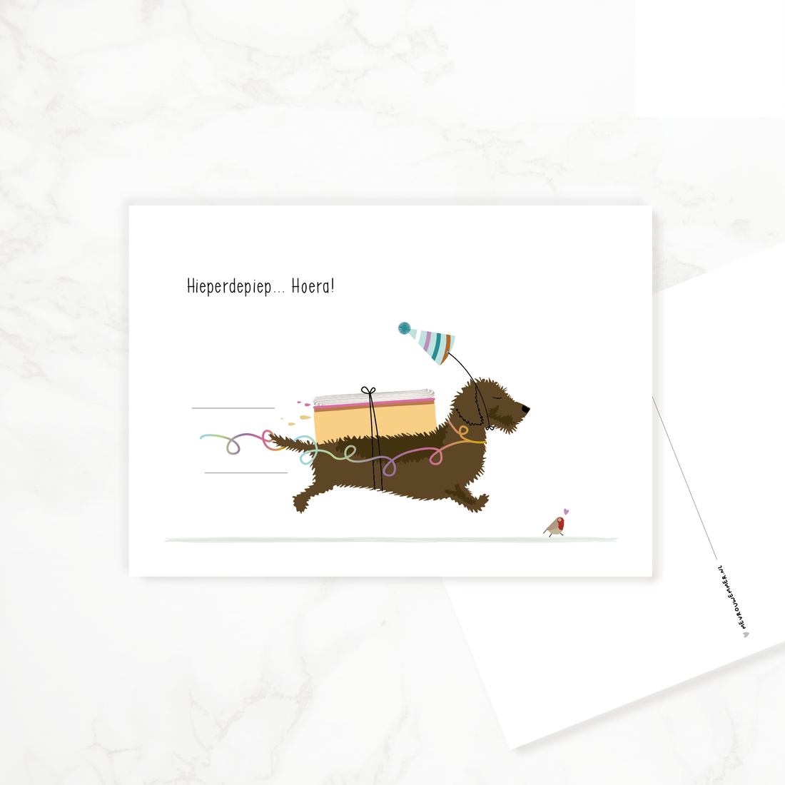 Postcard Dachshund &