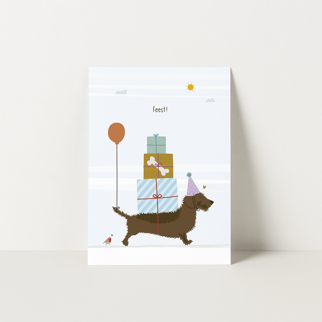 Postcard Dachshund &