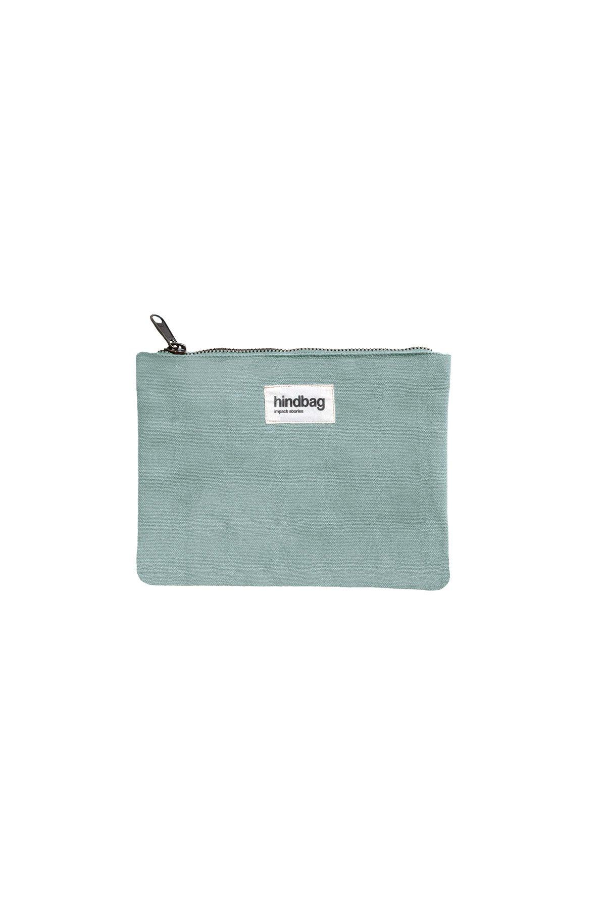 Hindbag Lou - pouch - sage (grey-blue)