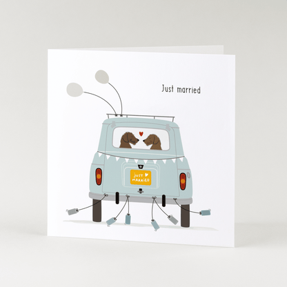 Greeting card dachshund Frits - Get well soon!