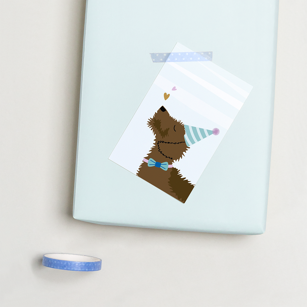 cadeaukaartje-verjaardag-teckel-feest-liefde