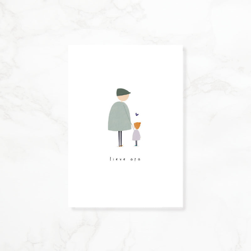 Greeting card Little love - Dear grandpa