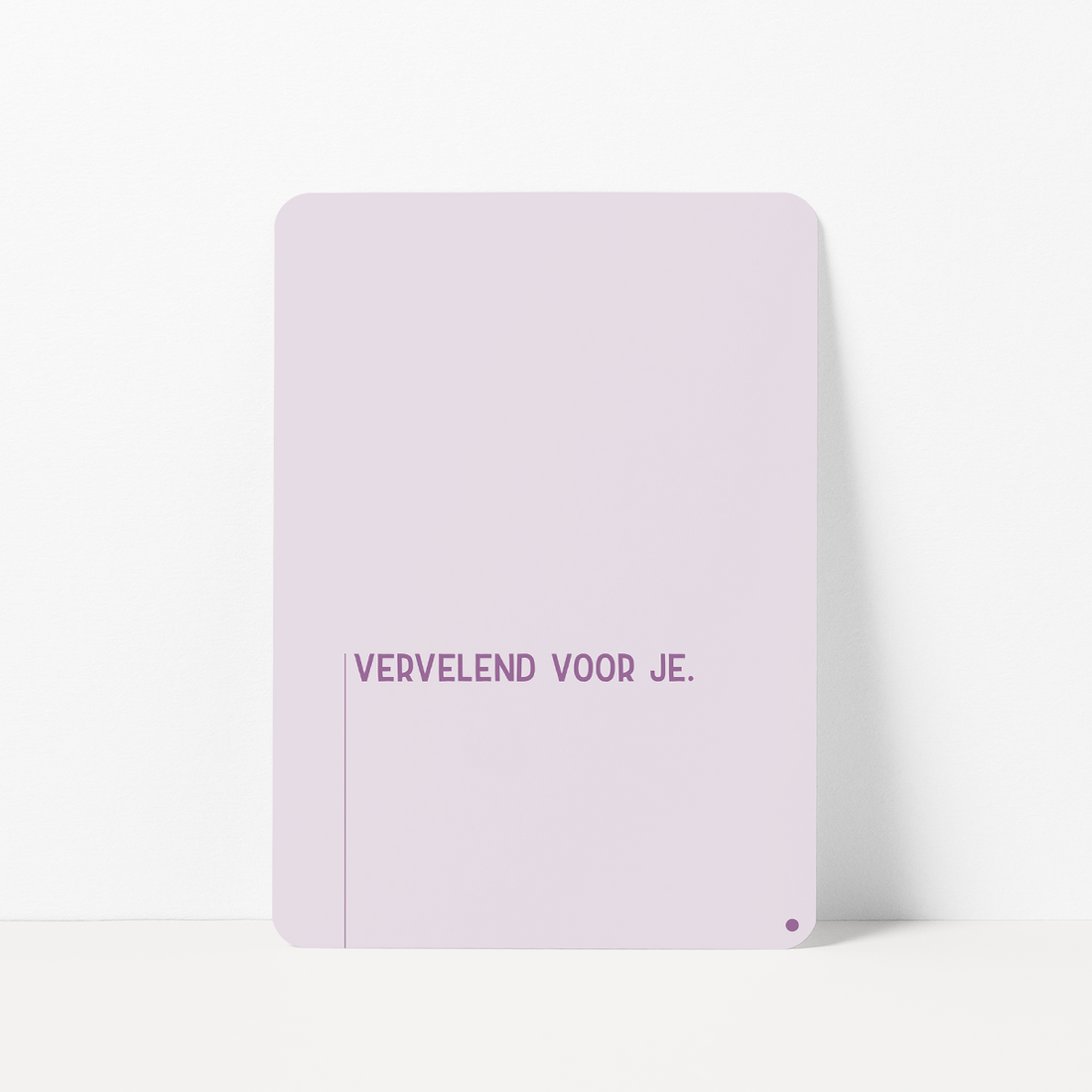 Sterktekaart met de tekst &