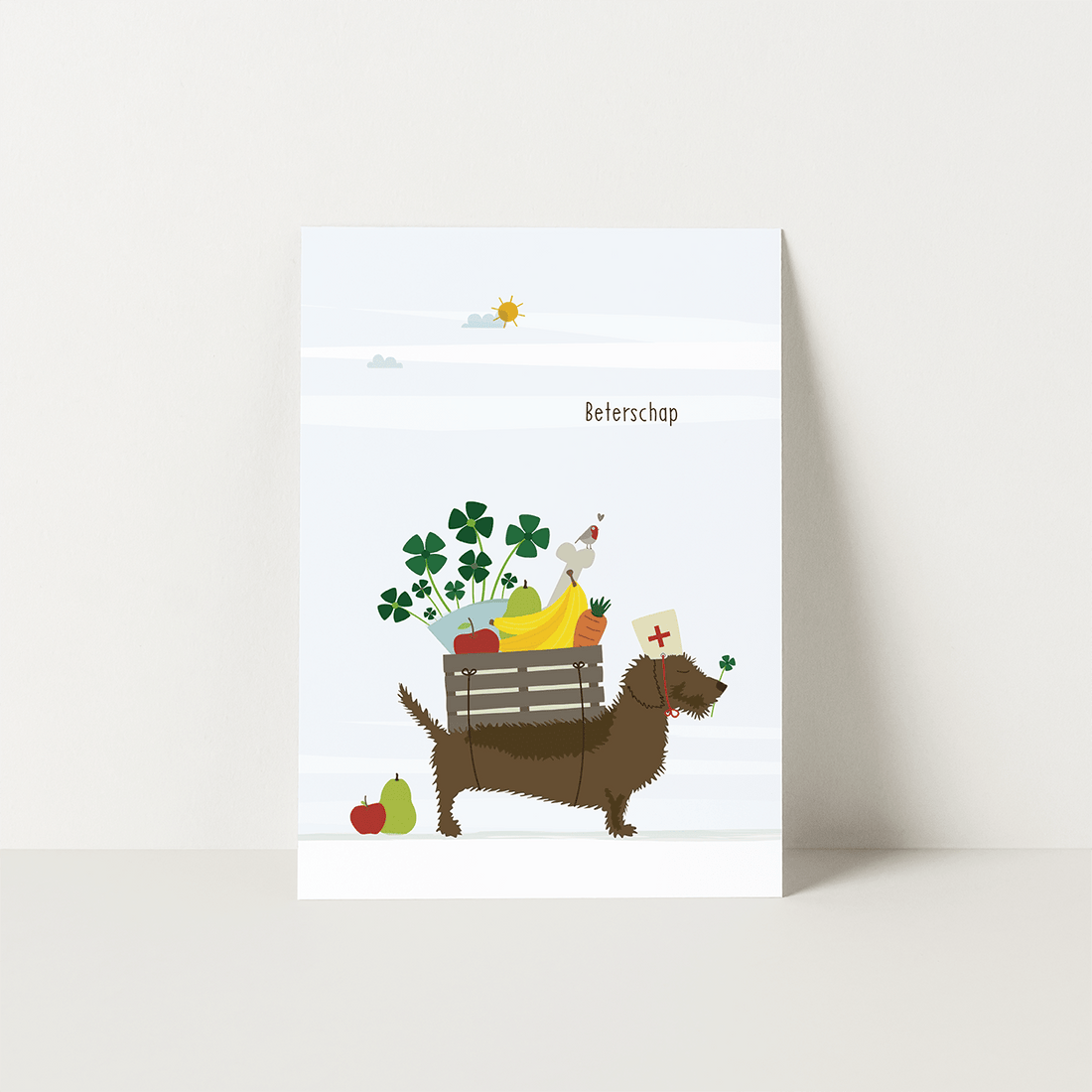 kaartje-beterschap-teckel-fruitmand