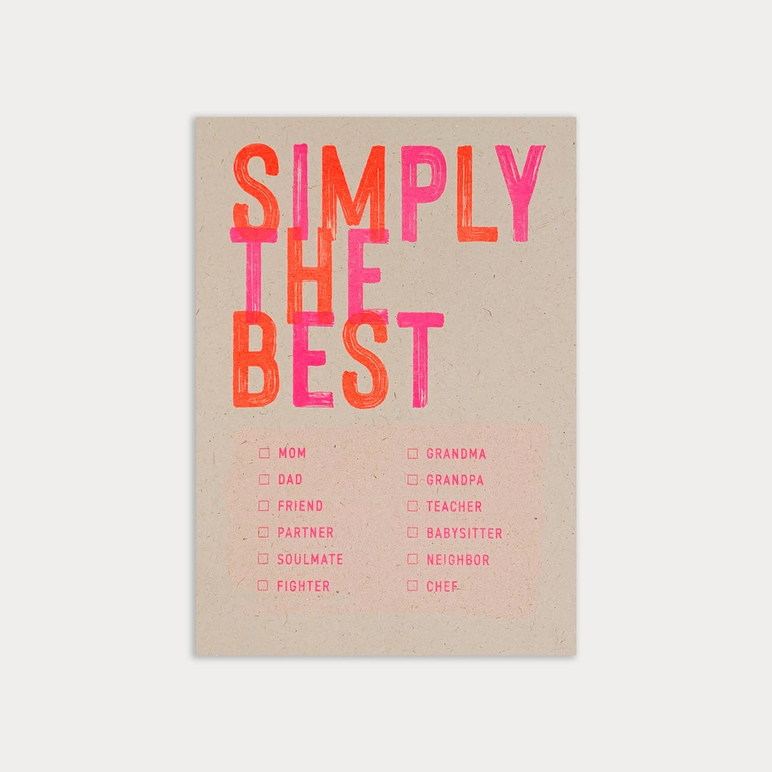 kaartje-neon-simply-best-uitverkoop