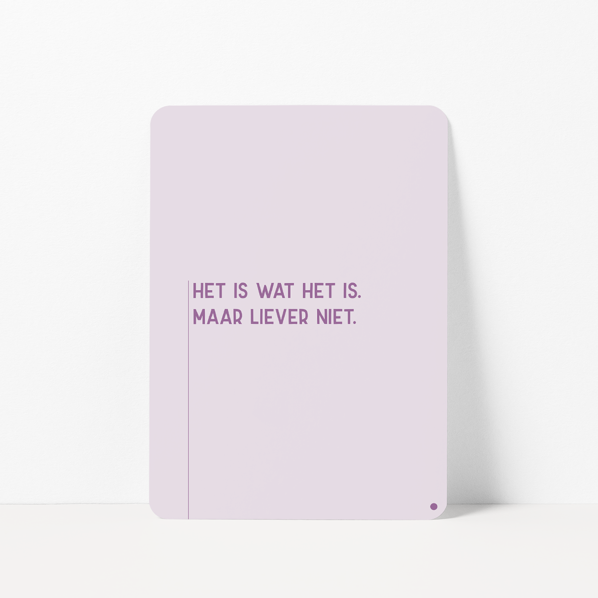 Sterktekaart met de tekst &