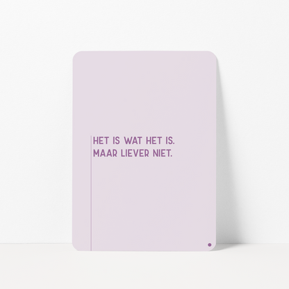 Sterktekaart met de tekst &
