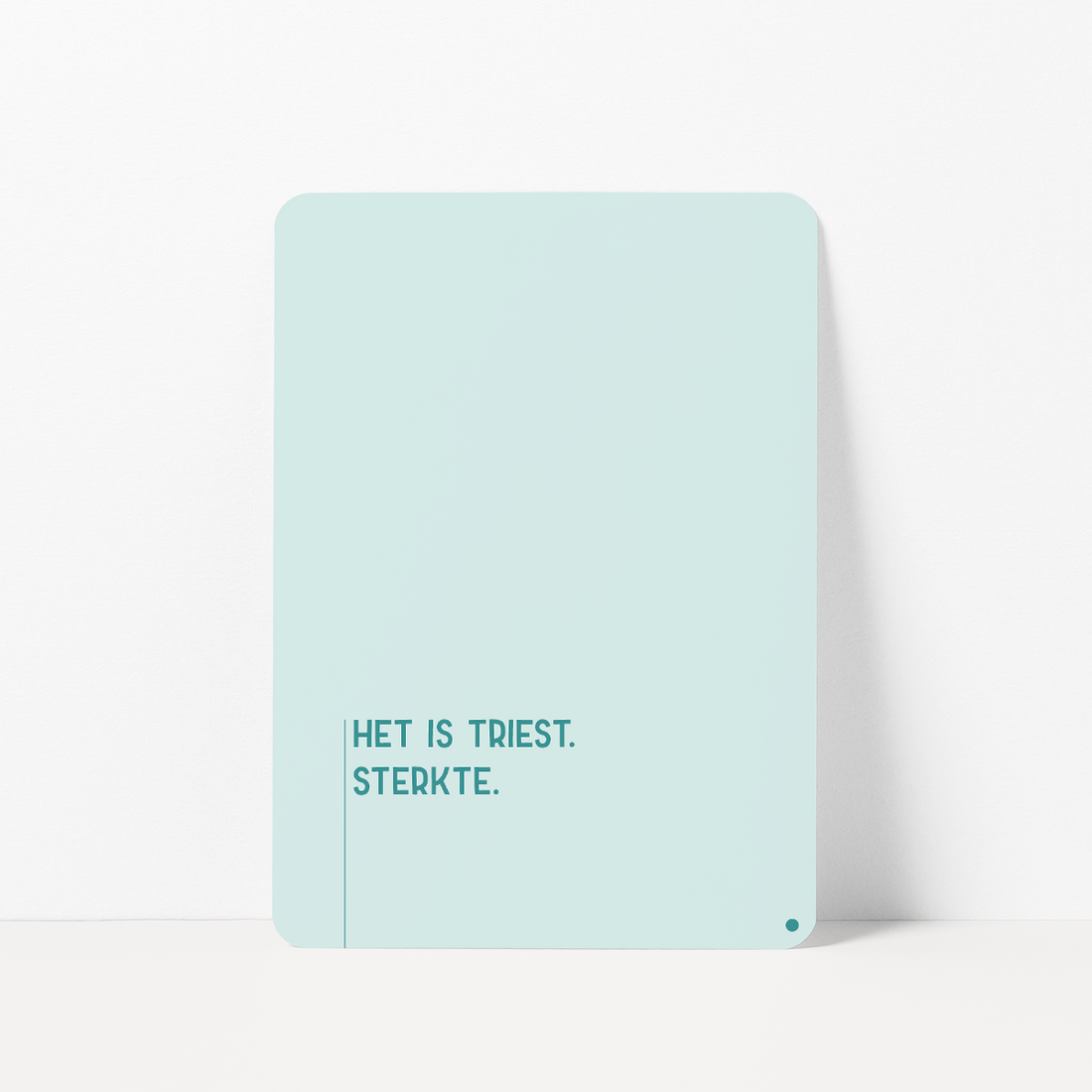 Sterktekaart met de tekst &
