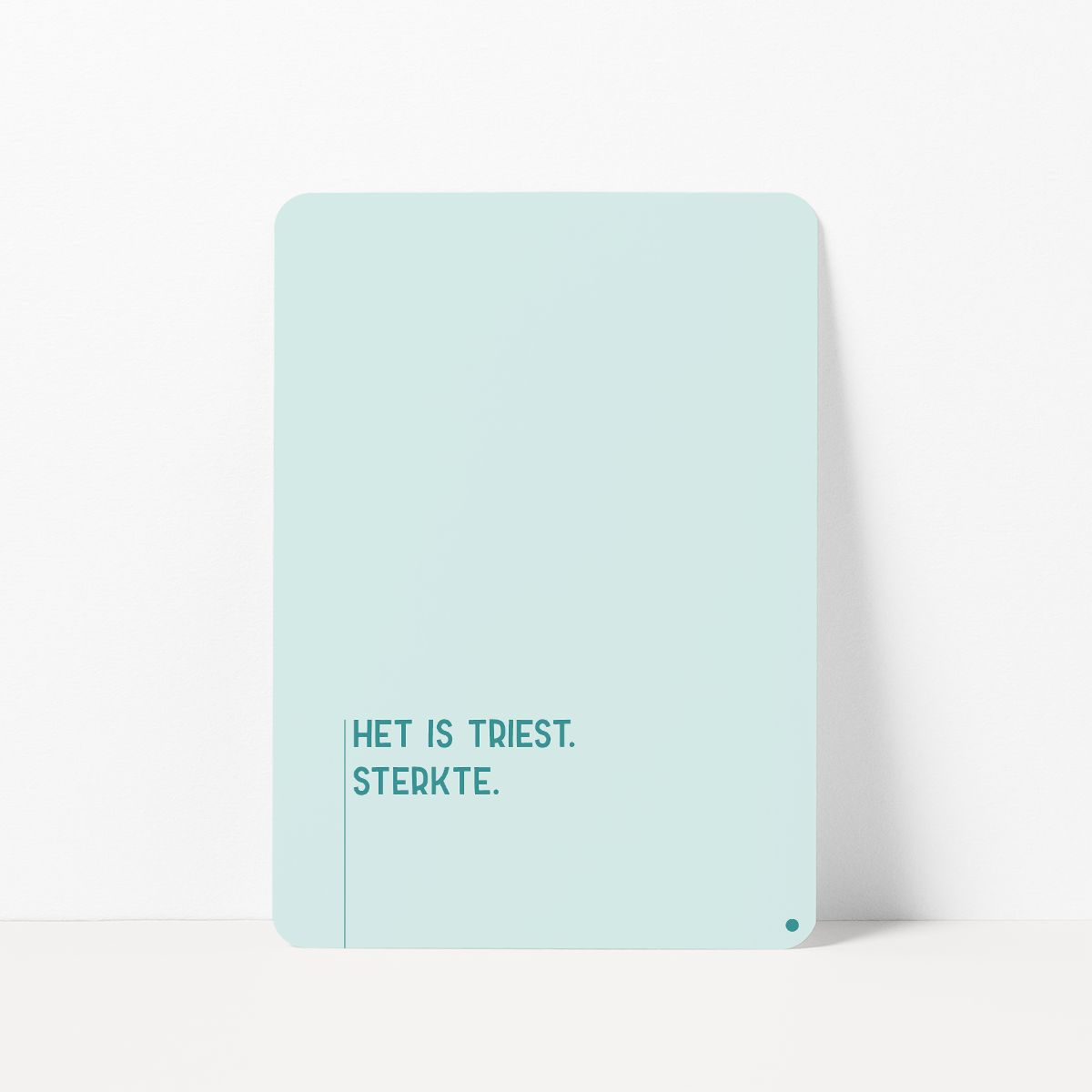 Sterktekaart met de tekst &