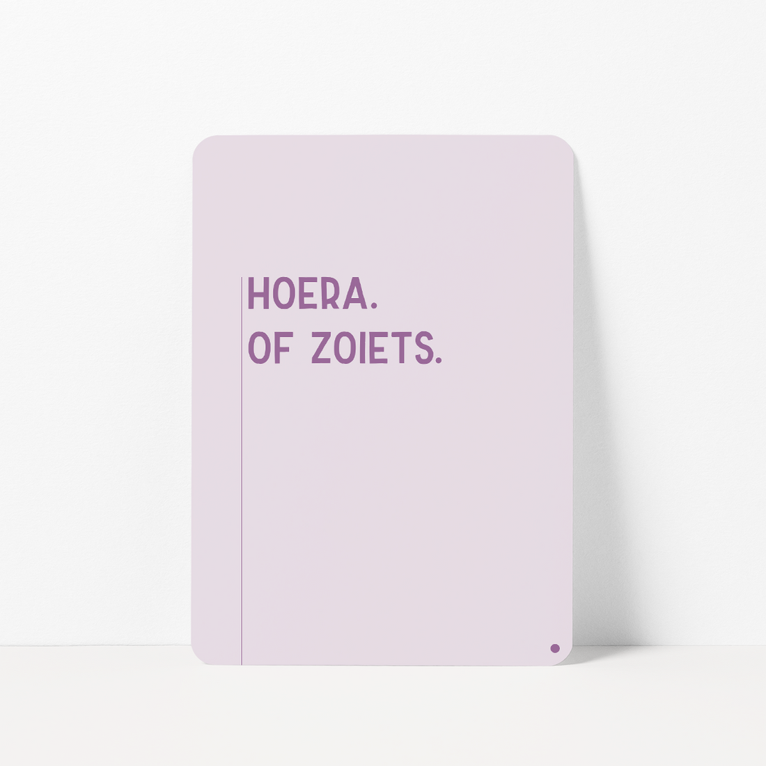 Verjaardagskaart met de tekst &